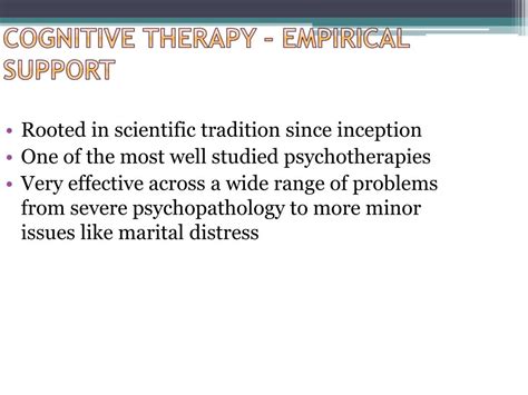 Ppt Chapter 3 Cognitive Therapy Powerpoint