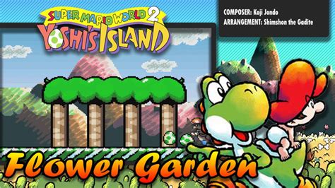 Yoshis Island Flower Garden Arrangement Youtube