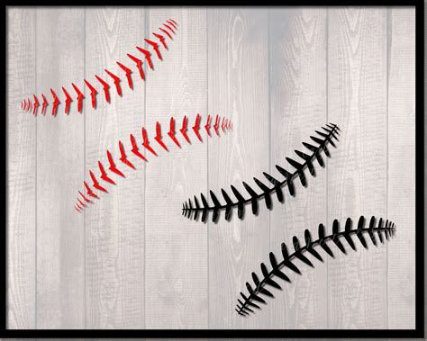 Baseball Stitches Svg Png  2 Layers Digital Cut File Etsy