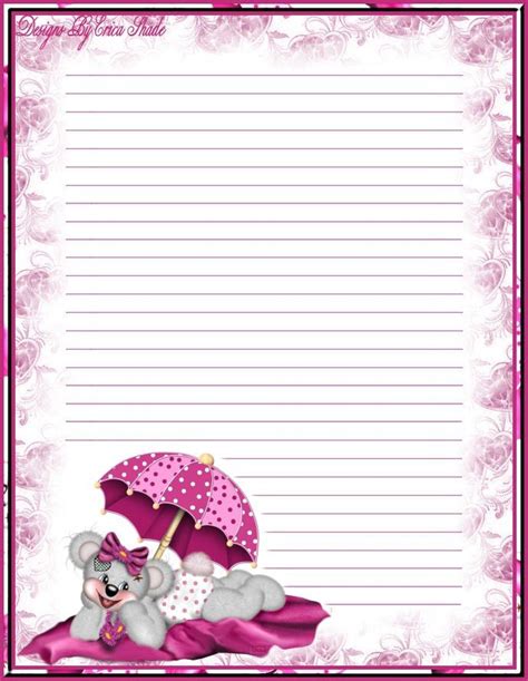 Pin By Heather Smith On Free Printable Stationery Writing Paper