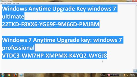 Windows 7 Ultimate Original Key Youtube