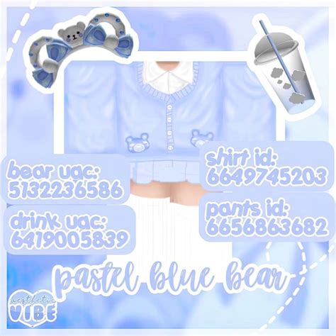 So kindly check out all fresh codes 2021 here. Four Baby Blue Soft Aesthetic Roblox outfits with matching ...