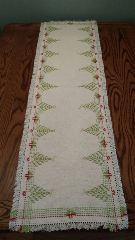 Items Similar To Swedish Weaving Holiday Table Runner 48