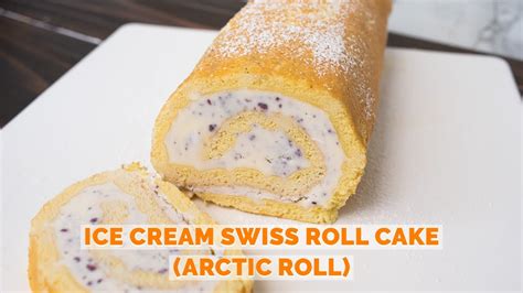 Ice Cream Swiss Roll Cake Arctic Roll YouTube