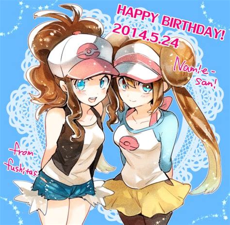 Touko And Mei Anime Love Pokemon Zelda Characters