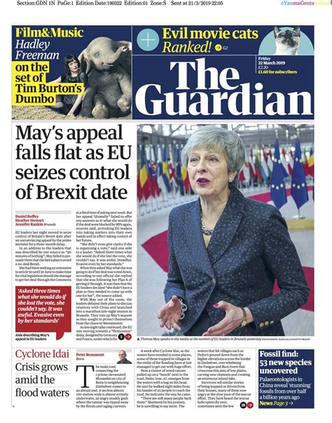 The need for independent journalism has never been greater. 'One last chance': what the UK papers say about Brexit ...