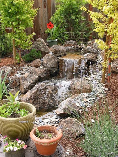77 Awesome Small Waterfall Pond Landscaping Ideas Page 38 Of 74
