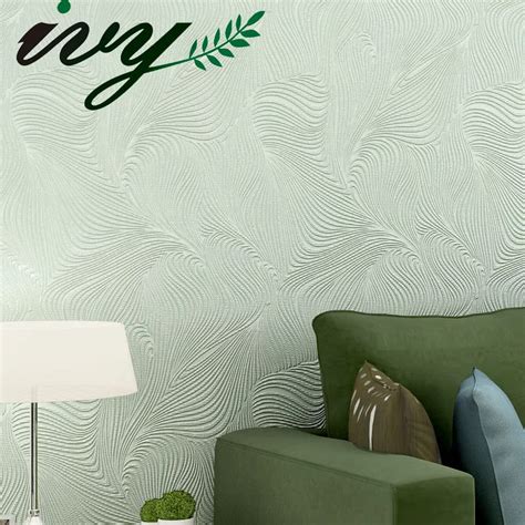 Ivy Morden 3d Ripple Solid Wallpaper Home Decor Non Woven Roll Wall