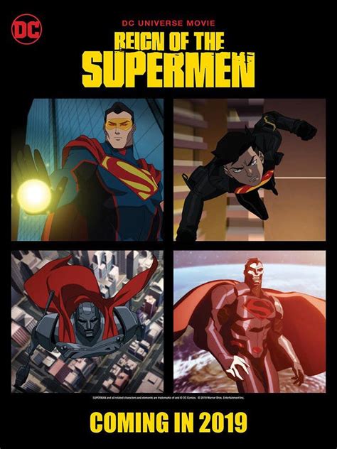 New Poster Image For Reign Of The Supermen Animated Movie Superman