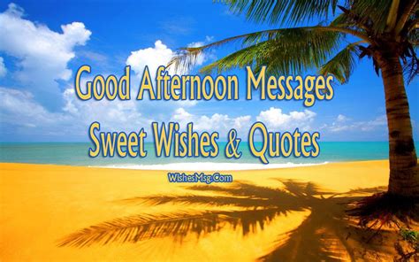 Sweet Good Afternoon Messages And Quotes Wishesmsg Afternoon