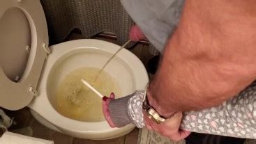 Holding My Boyfriend S Cock While He Pees In The Toilet Long Pee