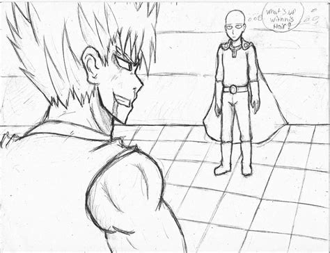 Goku Ss Vs One Punch Man By Kensayia On Deviantart