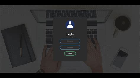 Animated Login Form Using Html And Css Youtube