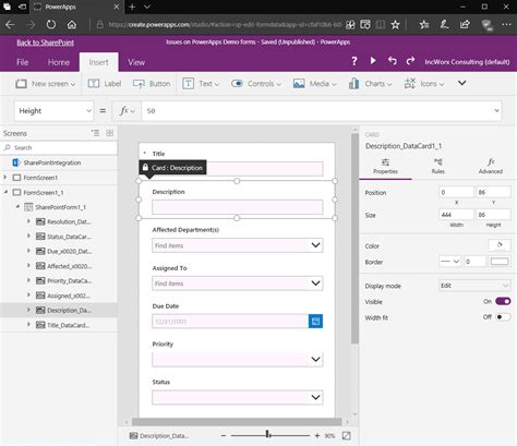 Powerapps Tutorial How To Create Custom List Forms Incworx