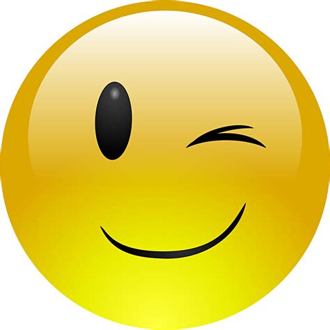 Wink Emoji Emoticon Smile Wwt Washington Emoticons Vector Png
