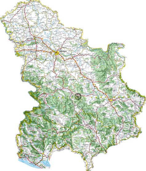 Mapa Srbije Planine Superjoden