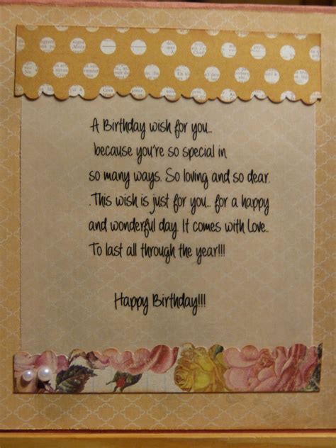 Birthday Wishes Inside A Card For A Friend