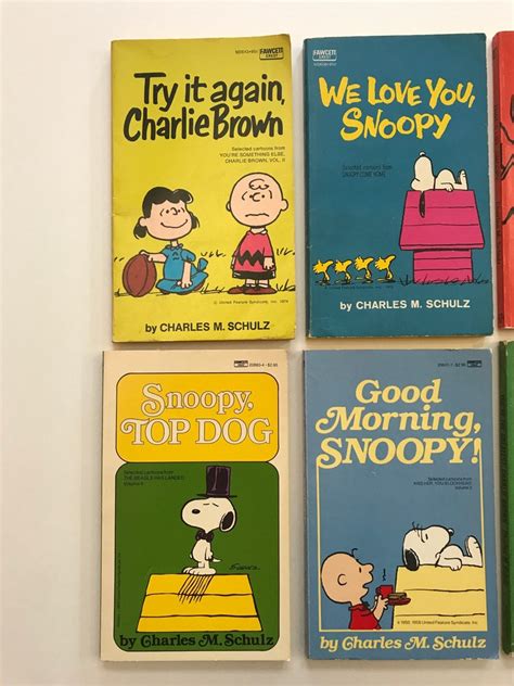 Vintage Charlie Brown Snoopy Peanuts Comic Strip Paperback Etsy