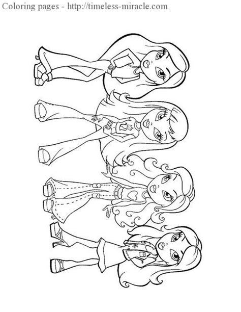 Girls Coloring Page Photo 8 Timeless