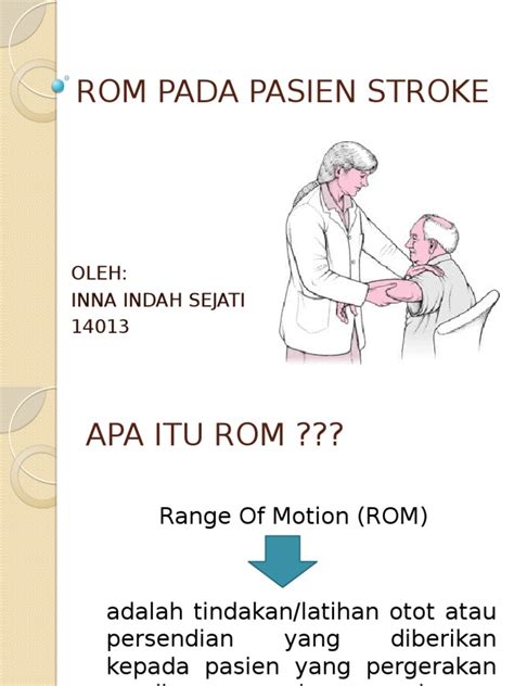 Rom Pada Pasien Stroke Pdf