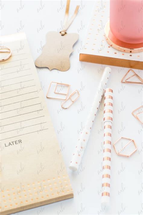 Rose Gold Desktop Collection 10 Savvy Stock By Michelle Buchanan