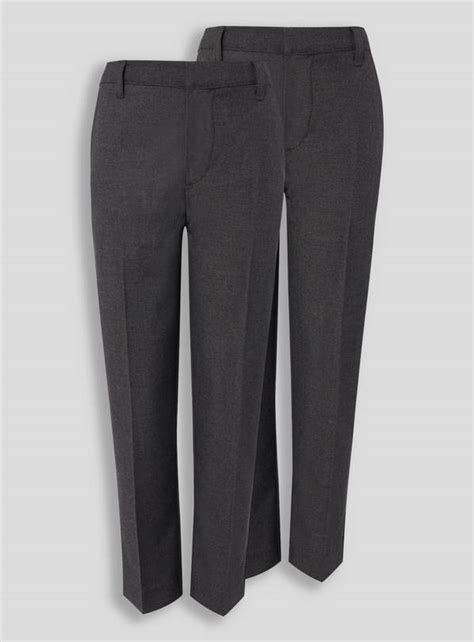 Buy Grey Skinny Fit Trousers 2 Pack 3 Years School Trousers Argos