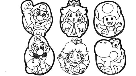 Mario Princess Coloring Pages Printable