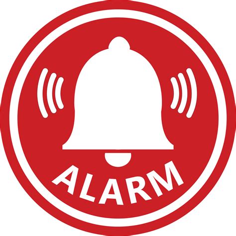 Alarm icon on white background. Alarm sign. flat style. 23209812 Vector