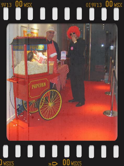 Popcorn Machine Hire, Popcorn Maker Rental, Popcorn Machine on Cart. - Fun Food Catering