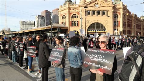 Dozens Of Vegan Demonstrators Block Peak Hour Traffic In Melbournes Cbd