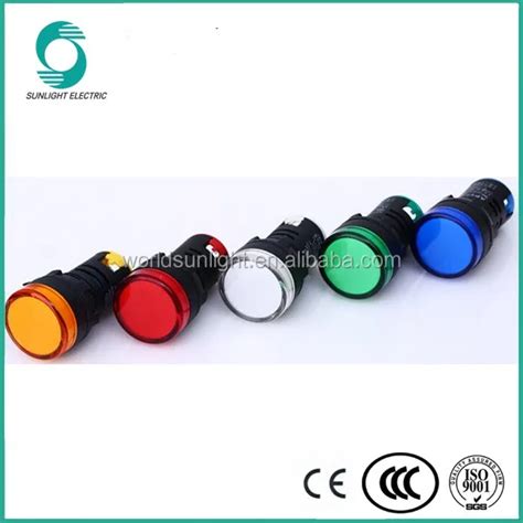 Ad16 22ds Dc Or Ac Red Green Yellow Blue White Singal Led Pilot