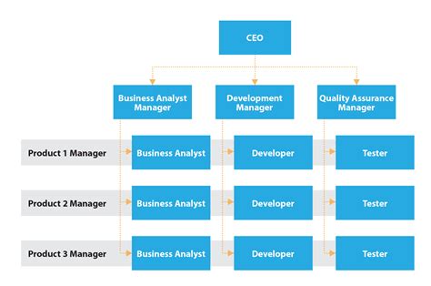 Organizational Structure Matrix Organization Structure Images And