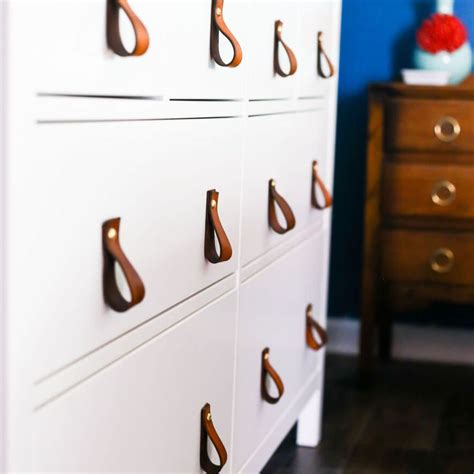 Pair Oak Wood Drawer Pulls Rustic Cabinet Pulls Modern Wooden Knobs