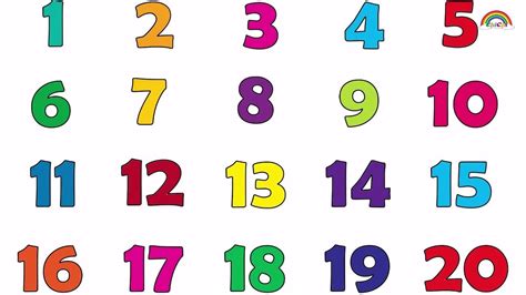 Numbers From 1 To 20 Printable Form Templates And Letter
