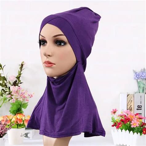 Buy 20pcs Lot Multicolor Available Choose Full Cover Inner Muslim Cotton Hijab