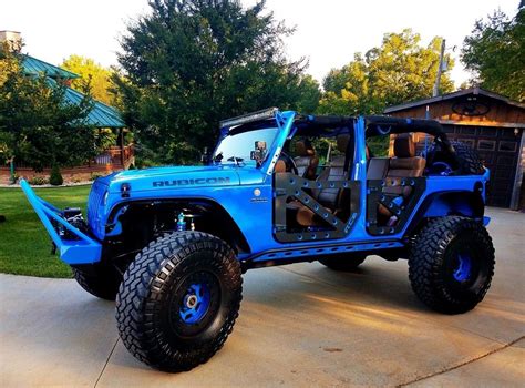 Pin By Rane Mcguire On Jeep Xtreme Blue Jeep Custom Jeep Wrangler