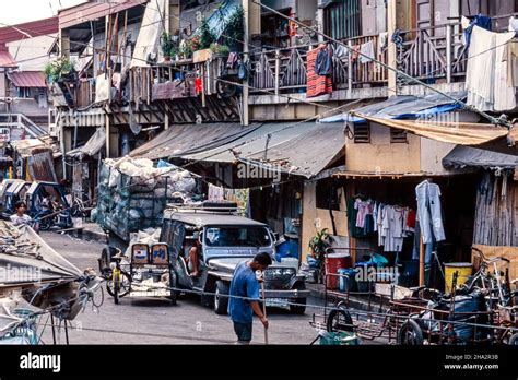 Slum Housing And Shanty Town In Tondo Central Manila Philippines