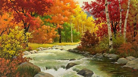 Fall Landscape Desktop Wallpaper Wallpapersafari