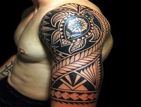 Resultado de imagen para tribal sleeve | Cool tribal tattoos, Tribal arm tattoos, Tribal turtle ...