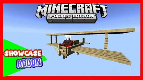 Wooden Plane Di Mcpe Wooden Plane Addon Minecraft Pocket
