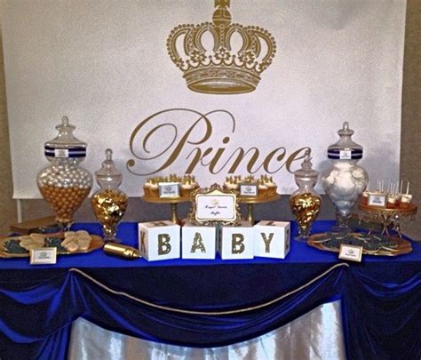 53 Best Royal Blue And Gold Baby Shower Images On Pinterest Prince Baby