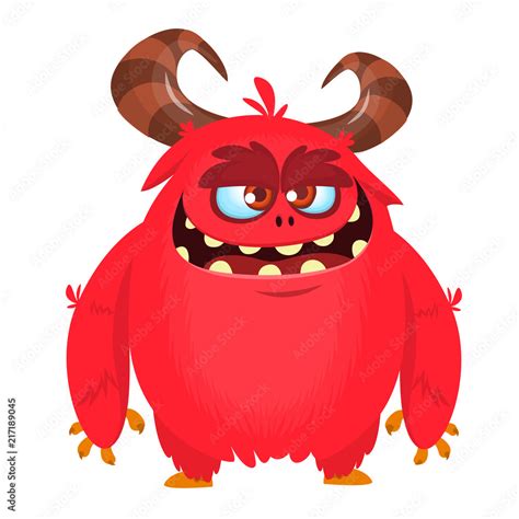 Angry Cartoon Monster Vector Halloween Monster Character Big Set Of Cartoon Monsters Clipart