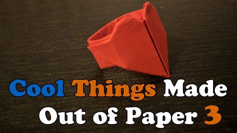 Cool Things Made Out Of Paper Compilation 3 Youtube