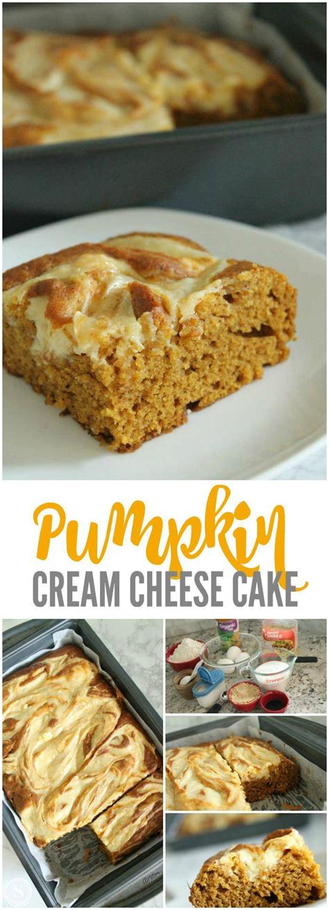 Beat with a mixer at medium speed until well blended. Pumpkin Cream Cheese Cake Recipe! - Passion For Savings