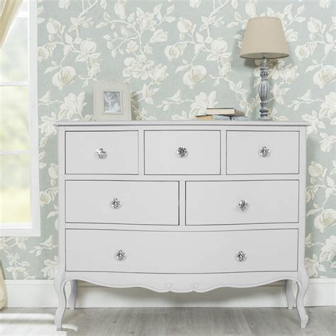 Juliette Large Chest Of Drawer With Crystal Handles 120 X 96 Uk
