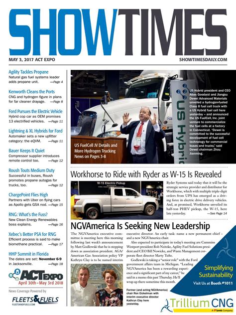 Showtimes ACT Expo 2017 - May 3 by Fetzer Group - Issuu