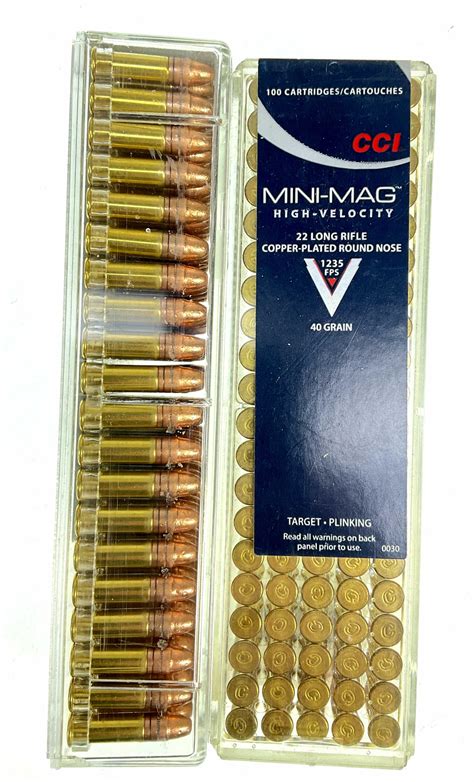Lot 200 Rds Cci Mini Mag 22lr Ammo