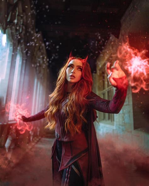 Caitlin Christine On Twitter In 2022 Scarlet Witch Cosplay Scarlet Witch Marvel Female