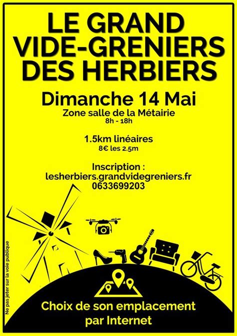 Le Grands Vide Greniers Des Herbiers Les Herbiers 85500 12 Mai 2024