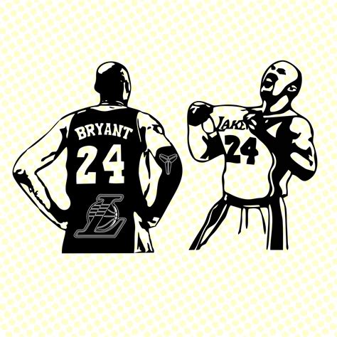 Kobe Bryant Svg Png Eps Black Mamba Svg Basketball Svg Etsy